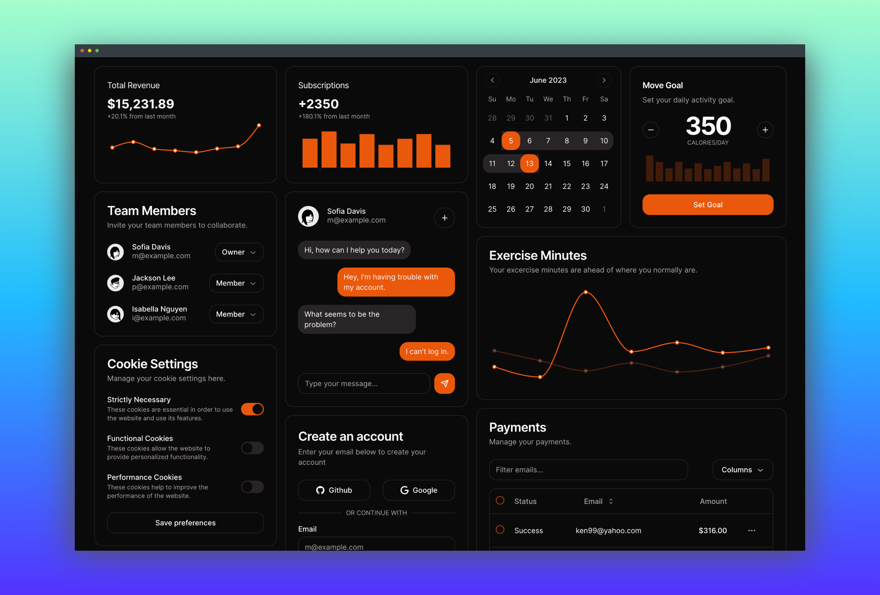 UI Components Example